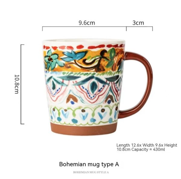 Household Hand-painted Graffiti Mug - Image 3