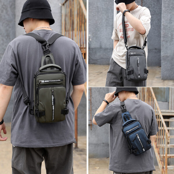 Crossbody Bags Men Multifunctional Backpack Shoulder Chest Bags - Image 10