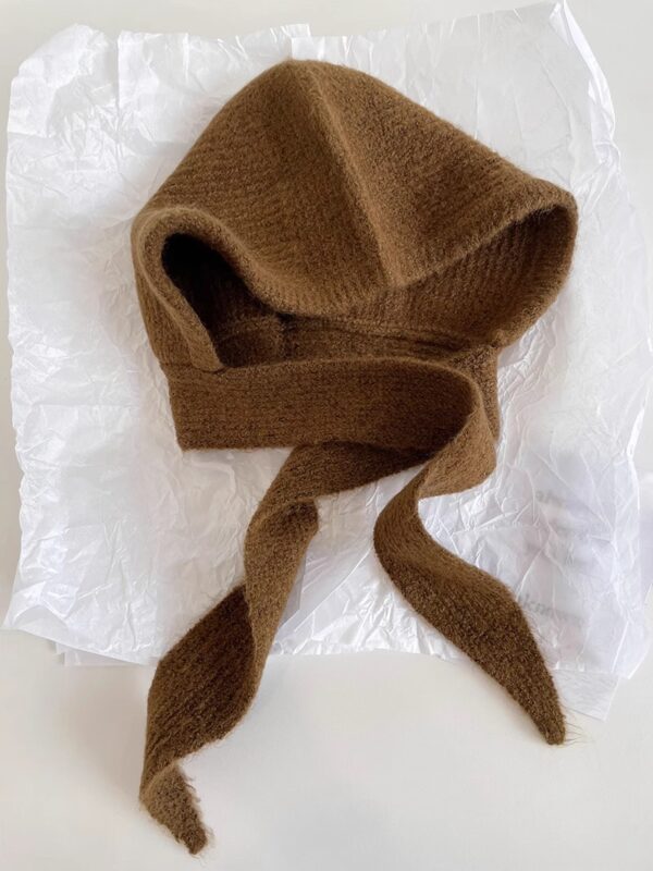 Bandage Warm Balaclava Retro Pullover Earmuffs Hat - Image 3