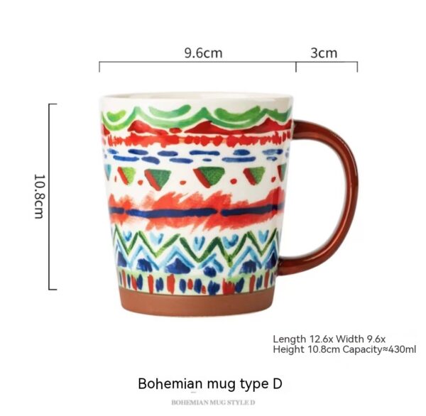 Household Hand-painted Graffiti Mug - Image 6