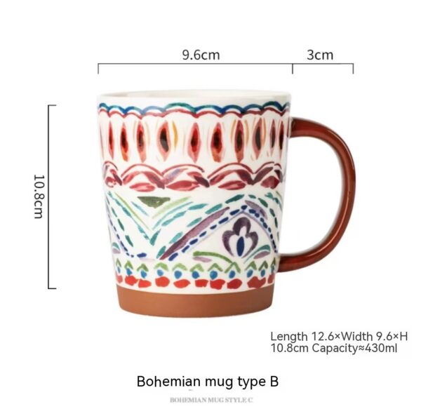 Household Hand-painted Graffiti Mug - Image 9